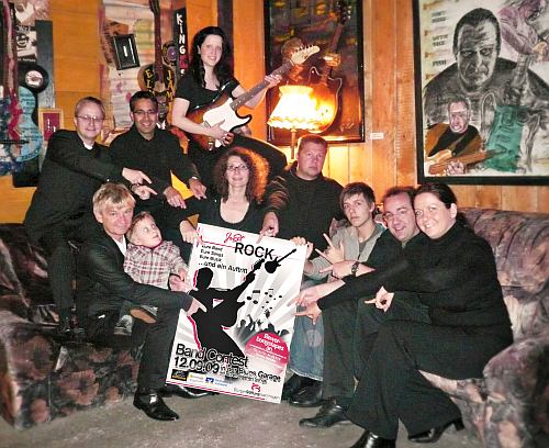 Plakat für Rock-Contest Junge Bürgerstiftler stellen Plakat für Rock-Contest vor