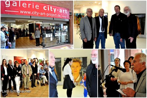 Ausstellung "wo men" in der galerie city art (Clemens Galerien Solingen)